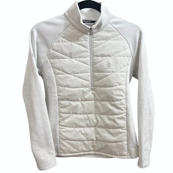 NWOT BLACKYAK Insulated Half Zip, White, Size XS